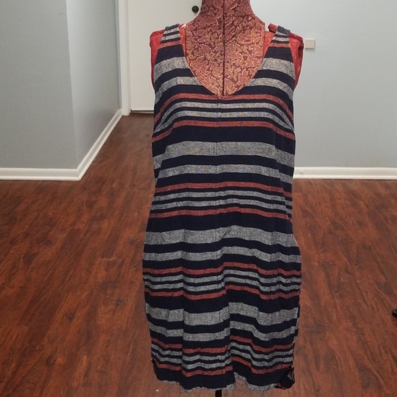 Indie Boho Sleeveless Dress with Pockets! - Picture 3 of 3